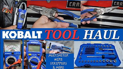 KOBALT Mini Tool Haul (Multimeters, Wire Strippers & More)