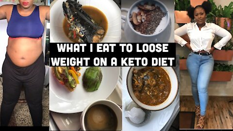 ILOST 35 POUNDS (12KG) EATING THIS ON KETO DIET | Nigerian keto meals | temmybanjo