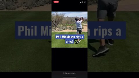 Phil Mickleson rips a driver! #philmickelson #golf #shorts