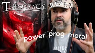 First react | Theocracy | The Gift of Music | Prog Power Metal