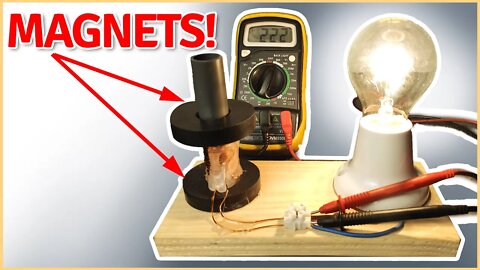 FREE ENERGY WITH MAGNETS 🧲💡💡- Infinite Magnetic Energy - New Method 2023