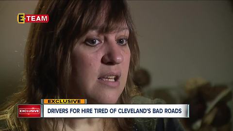 Uber drivers say they're tired of terrible roads in Cleveland and call on the mayor for action