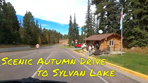 Scenic Autumn Drive to Sylvan Lake in Custer State Park South Dakota