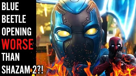 Blue Beetle opens with a THUD!! Theaters all over are EMPTY as superhero fatigue INTENSIFIES!!