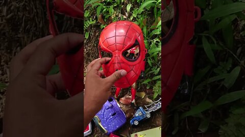 Topeng Spider Man & Bima X #shorts #heroes #spiderman #bimax #foryoupage