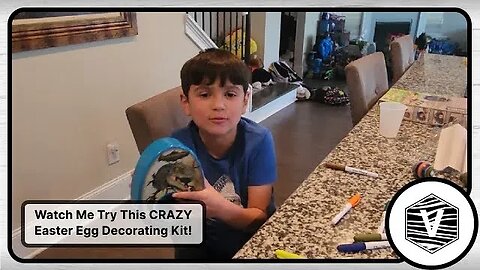 Watch Me Try This CRAZY Easter Egg Decorating Kit! - DinoMazing Dinosaur by Shark Tank