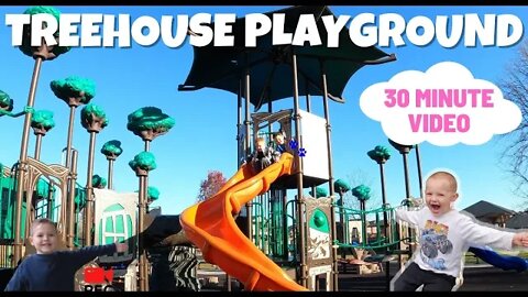 Compilation Play TREETOP CHASE Ride Along Playground PAW PATROL SLIDE, Family Fun Center