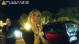 Blackout Drunk Woman Gets Pulled Over For Driving On 4 Flat Tires