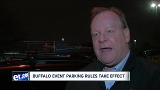 Buffalo event parking rules take effect
