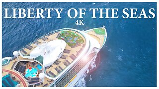 Liberty of the Seas Departs Port Everglades - 4K