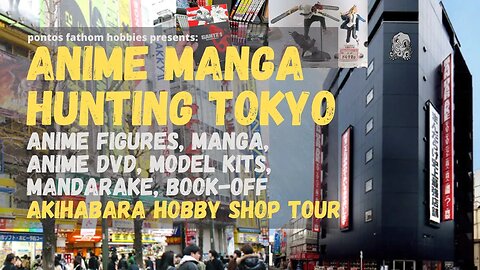 Hunting Manga and Anime in Tokyo: Manga, Anime, Figures shopping Manadarake Akihabara