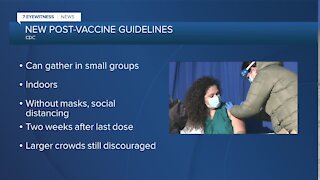CDC says groups of fully-vaccinated people can gather without masks, still recommends against travel