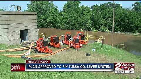 Plan approved to fix Tulsa County levee system