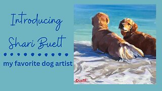 My Favorite Dog Artist, Shari Buelt: WAYS TO MAKE YOUR ANIMAL ART MORE INTERESTING