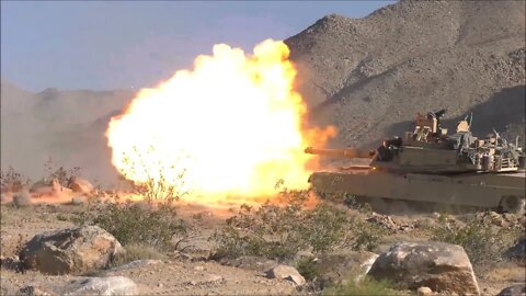 Combined Arms Live-Fire Exercise Shows M1 Abrams' Fire Power