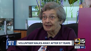 Valley woman retiring after 57 years of volunteering
