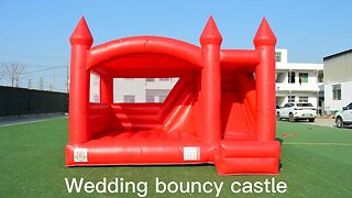 Wedding Bouncy Castle #inflatable manufacturer#factorybouncehouse #factoryslide #castle #inflatable