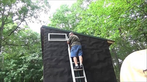 Installing Tiny House Bathroom And Loft Windows S21