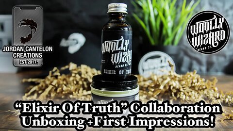 MY 2ND COLLAB IS WITH WHO??!! "Elixir Of Truth" Woolly Wizard Beard Co Collaboration Unboxing Video!