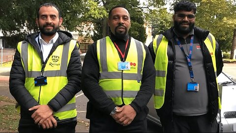 3 FRIENDLY SECURITY OFFICERS - Ramada Migrant Hotel