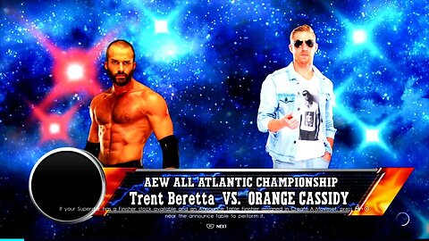 AEW Rampage Orange Cassidy vs Trent Beretta for the AEW All-Atlantic Title