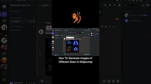 Generate Images of Different Sizes in Midjourney #shorts #shortsfeed #shortsvideo