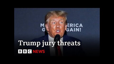 Donald Trump: Jurors threatened over indicting former President in Georgia - BBC News