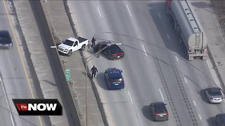 Dramatic police chase ends in arrest in Hazel Park