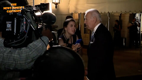 Biden: "Do you have a student loan?" Reporter: "Do you, sir? I bet you a lot of your staff does." Biden: "Well, uh, they may. I don't — no one's told me."