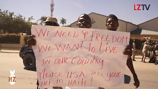 Haitians Wants Their Freedom from the US Embassy