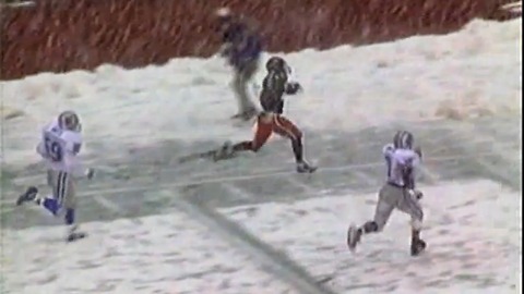 From The Vault: College football in snowstorm