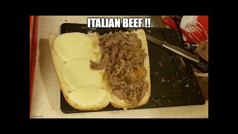 Homemade Italian Beef using a Slow Cooker