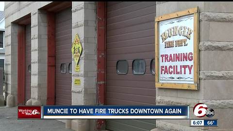 Old Muncie fire station to once again house fire trucks