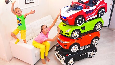 "Enchanted Adventures with the Magic Little Driver | Kid-Powered Toy Car Fun!"