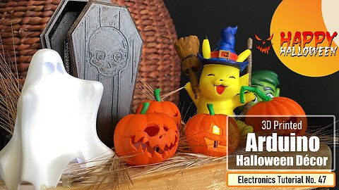 3D Printed Arduino Halloween Decoration