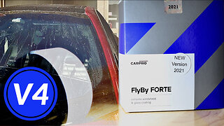 New Carpro Flyby Forte V4 Windscreen Coating Review | Application | Results!
