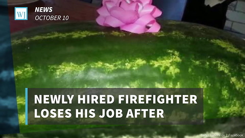 Newly Hired Firefighter Loses His Job After Controversial Gift To Firehouse