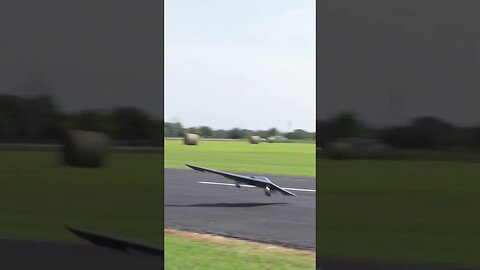 RC B2 Bomber Cartwheel Landing