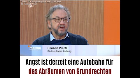 Corona Panikmache? - Teil 12 - Angst ist derzeit eine Autobahn für das Abräumen von Grundrechten