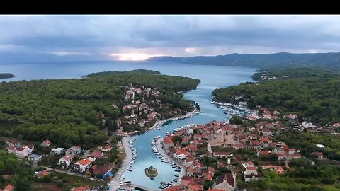 "Hvar," oldest Croatia and the Venetian style fortress