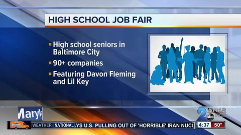 High School senior job fair aims to reduce violence in Baltimore City