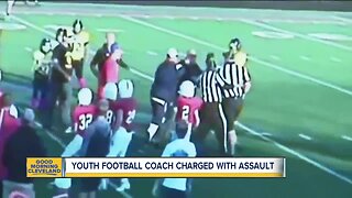 Coach arrested at youth football game