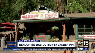 Travel to Oak Creek Canyon, and score 40% off at The Butterfly Garden Inn!