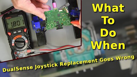 Troubleshooting a Replaced DualSense Joystick