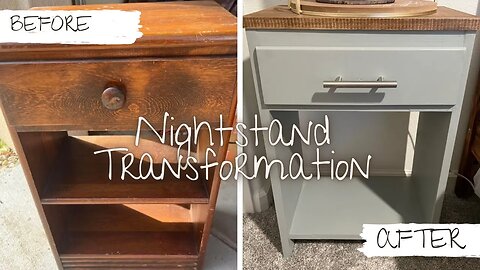 Facebook Marketplace Nightstand & Dresser Upcycle!