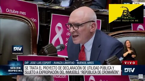 2022 10 12 Jose Espert 🏛 Sobre declaración de utilidad pública del inmueble 'Republica de Cromañón'