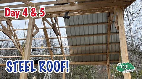 Day 4 & 5 - Getting the roof on! - E162