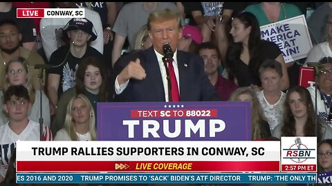 Review President Trump's Speech at Trump Rally in Conway, S.C. (The Livestream will be ending soon, please click the link in the description to watch the rally)