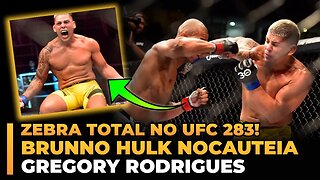 BRUNNO HULK NOCAUTEIA GREGORY RODRIGUES NO UFC 283!