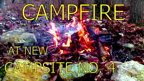 Campfire at New Campsite No. 4